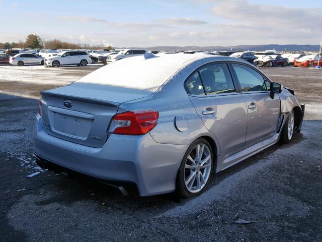 JF1VA1G61F9830953 - 2015 SUBARU WRX LIMITE SILVER photo 4