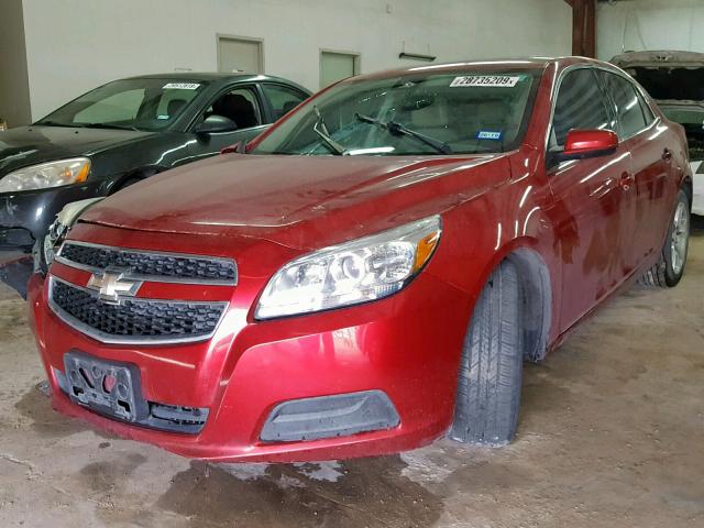 1G11D5RR0DF111358 - 2013 CHEVROLET MALIBU 1LT MAROON photo 2