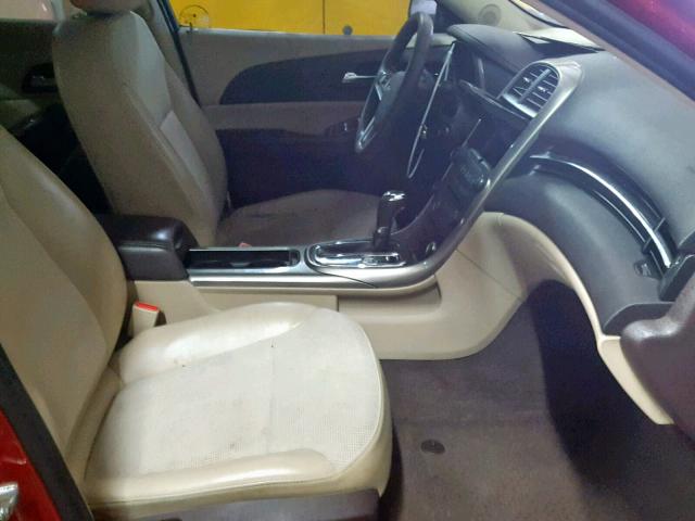 1G11D5RR0DF111358 - 2013 CHEVROLET MALIBU 1LT MAROON photo 5