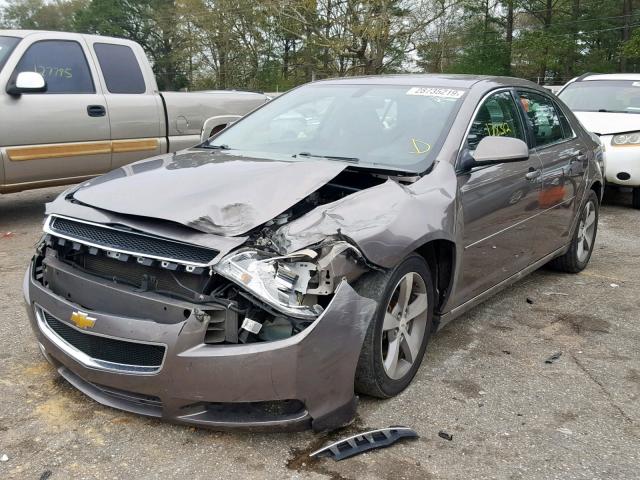 1G1ZC5EU6BF384348 - 2011 CHEVROLET MALIBU 1LT 灰色 照片 2