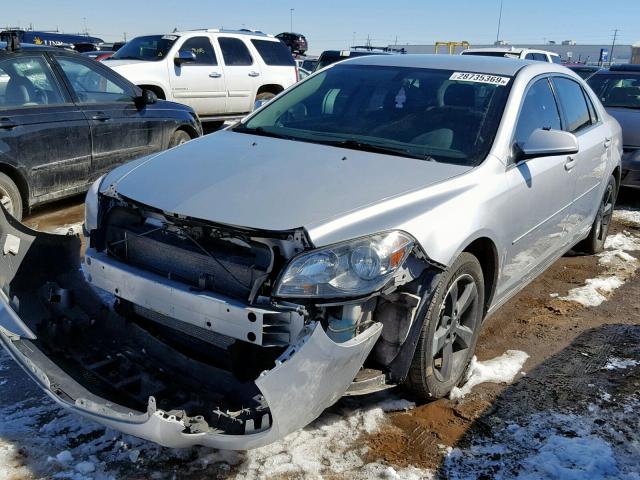 1G1ZC5E1XBF173840 - 2011 CHEVROLET MALIBU 1LT 银色 照片 2