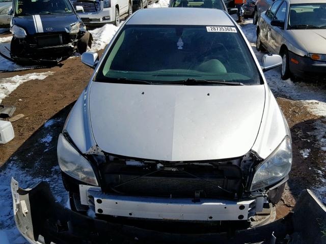 1G1ZC5E1XBF173840 - 2011 CHEVROLET MALIBU 1LT 银色 照片 9