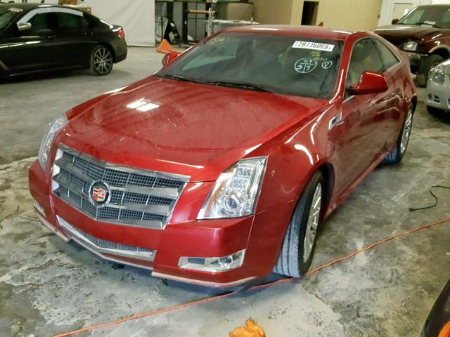 1G6DJ1ED9B0108803 - 2011 CADILLAC CTS PERFOR RED photo 2