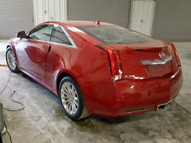 1G6DJ1ED9B0108803 - 2011 CADILLAC CTS PERFOR RED photo 3