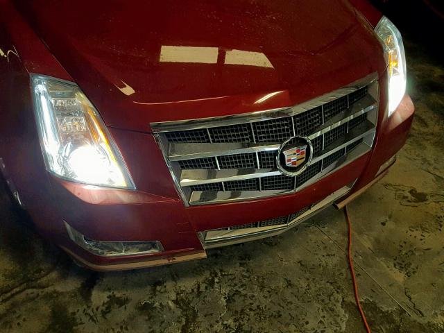 1G6DJ1ED9B0108803 - 2011 CADILLAC CTS PERFOR RED photo 9