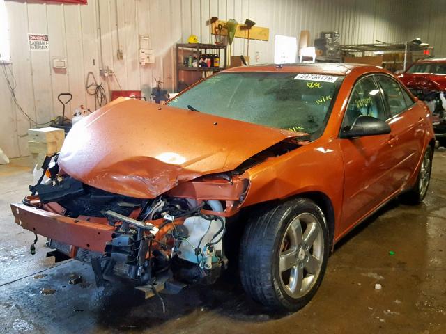 1G2ZH558264101705 - 2006 PONTIAC G6 GT ORANGE photo 2