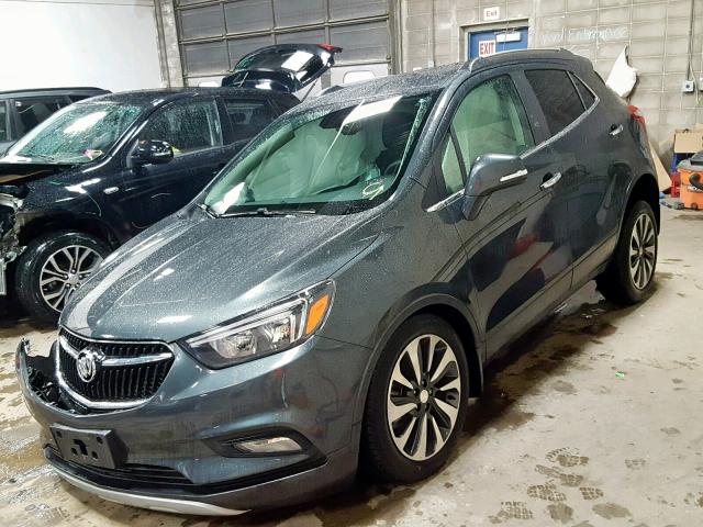 KL4CJFSBXJB700930 - 2018 BUICK ENCORE PRE GRAY photo 2