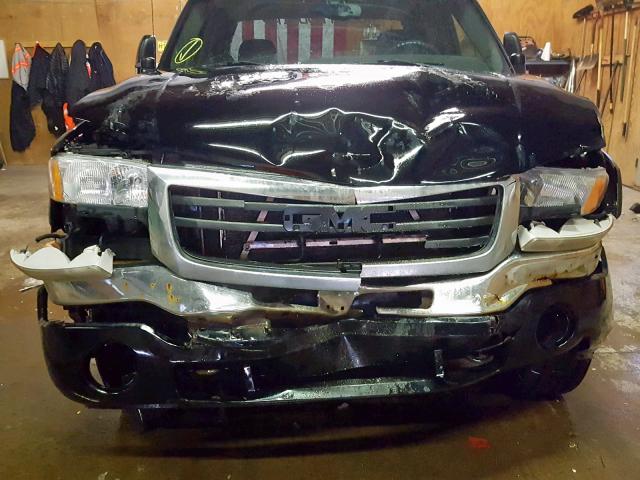 2GTEK13T761313569 - 2006 GMC NEW SIERRA BLACK photo 7