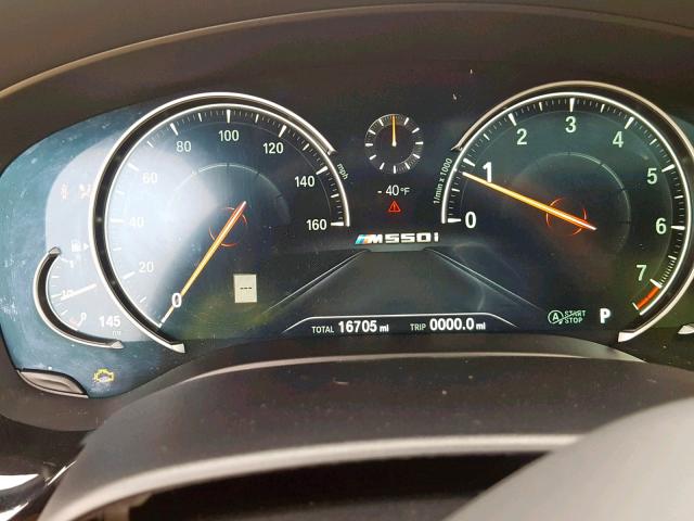 WBAJB9C55JB035632 - 2018 BMW M550XI BLUE photo 8