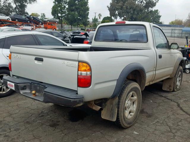 5TENM92N62Z019520 - 2002 TOYOTA TACOMA PRE TAN photo 4