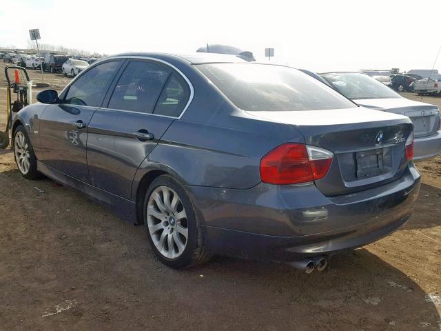 WBAVB33506PS11530 - 2006 BMW 330 I GRAY photo 3