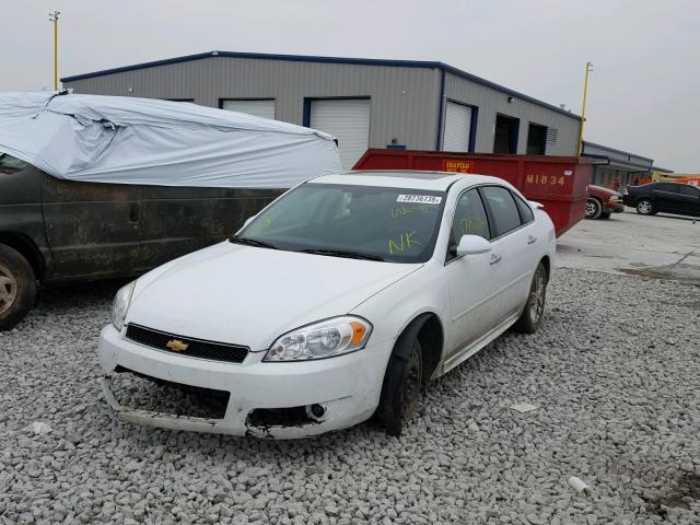 2G1WC5E33E1106156 - 2014 CHEVROLET IMPALA LIM WHITE photo 2