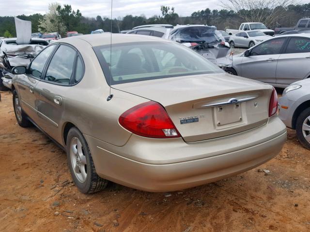 1FAFP55U0YA108385 - 2000 FORD TAURUS SES GOLD photo 3