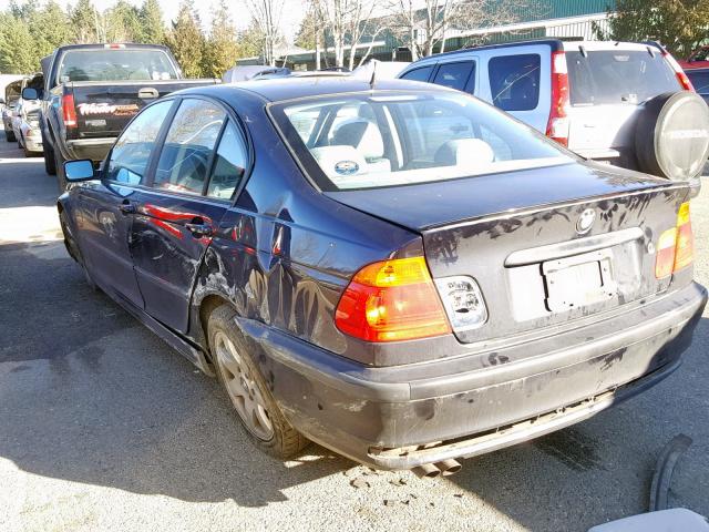 WBAAM3333XCA84369 - 1999 BMW 323 I AUTO BLUE photo 3