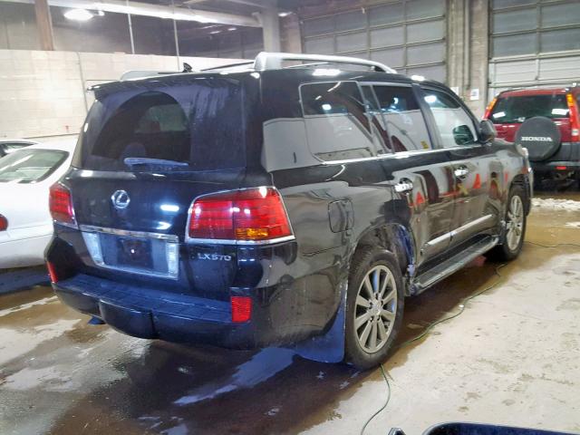 JTJHY7AX9B4078205 - 2011 LEXUS LX 570 BLACK photo 4