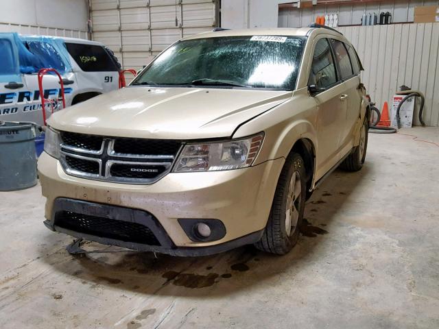 3D4PH1FG3BT565353 - 2011 DODGE JOURNEY MA GOLD photo 2