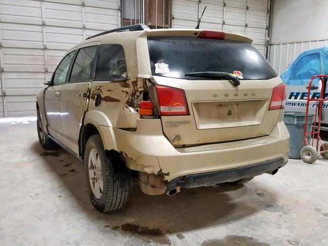 3D4PH1FG3BT565353 - 2011 DODGE JOURNEY MA GOLD photo 3