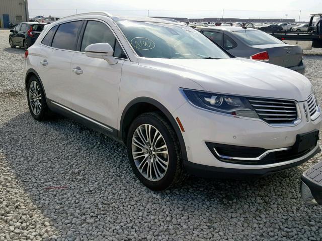 2LMPJ6LR9GBL54018 - 2016 LINCOLN MKX RESERV WHITE photo 1