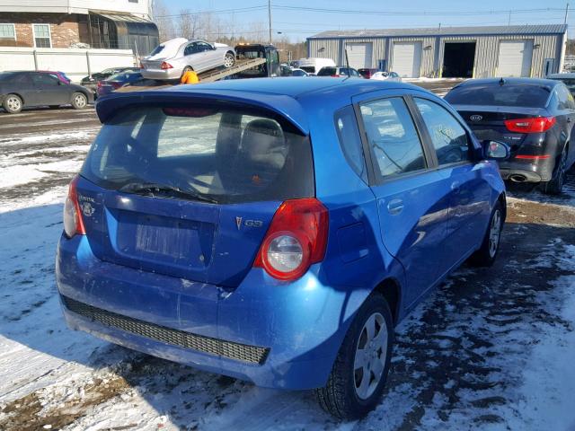 KL2TD66E79B669331 - 2009 PONTIAC G3 BLUE photo 4