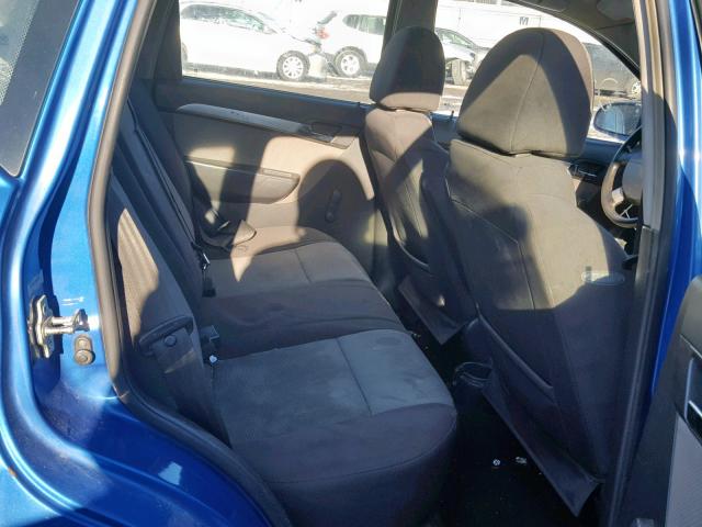 KL2TD66E79B669331 - 2009 PONTIAC G3 BLUE photo 6