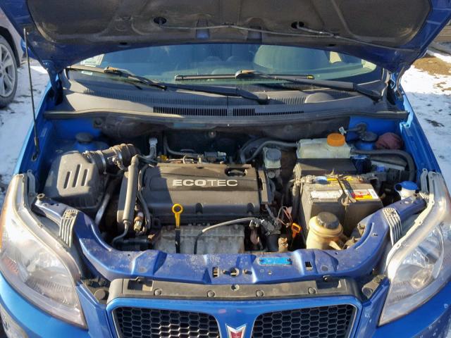 KL2TD66E79B669331 - 2009 PONTIAC G3 BLUE photo 7