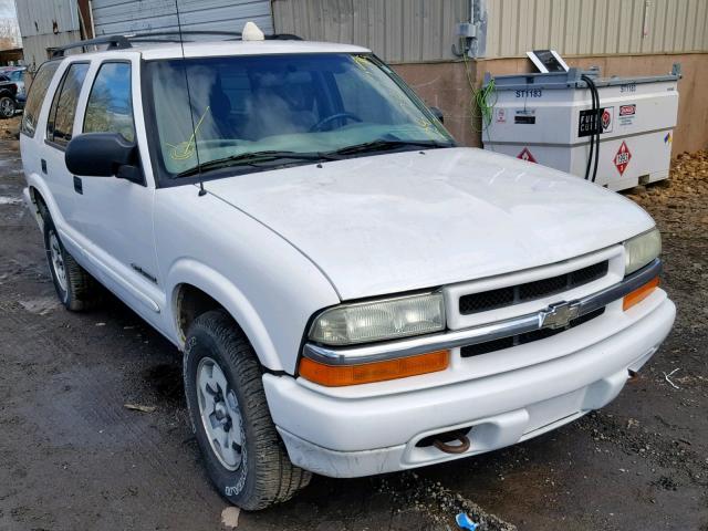 1GNDT13X44K140125 - 2004 CHEVROLET BLAZER WHITE photo 1