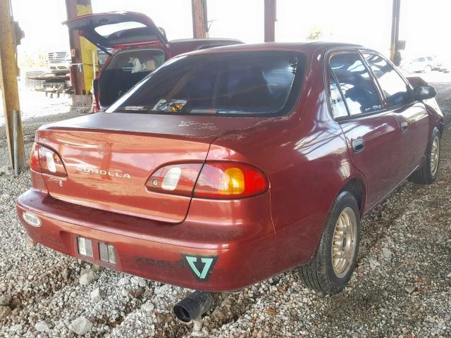 1NXBR12E6XZ268806 - 1999 TOYOTA COROLLA VE RED photo 4