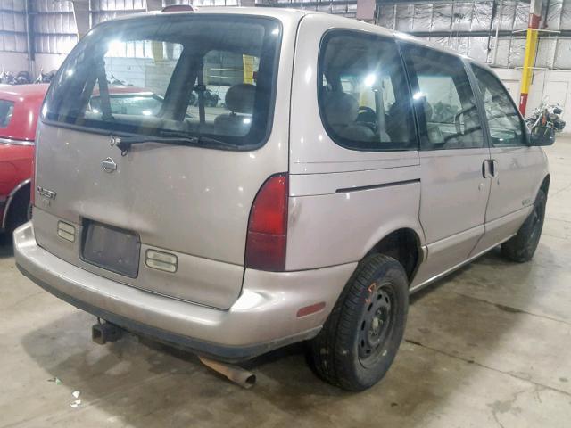 4N2DN11W8SD808262 - 1995 NISSAN QUEST XE TAN photo 4