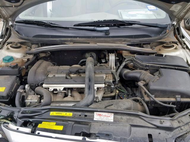 YV1RH58D722123705 - 2002 VOLVO S60 2.5T SILVER photo 7