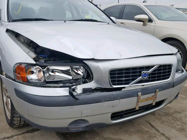 YV1RH58D722123705 - 2002 VOLVO S60 2.5T SILVER photo 9