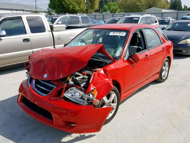 JF4GG61685H052154 - 2005 SAAB 9-2 LINEAR RED photo 2