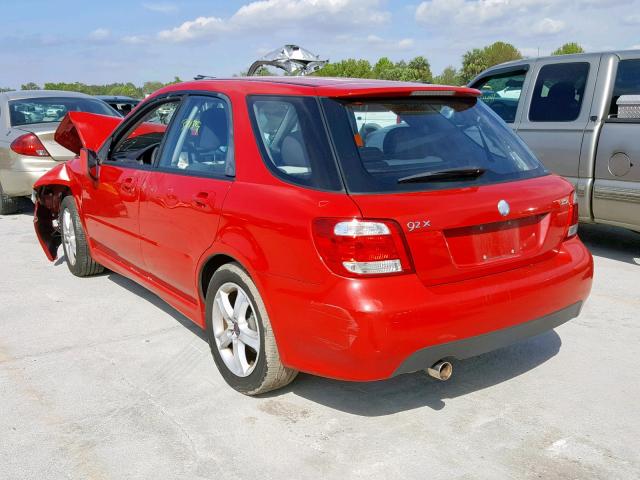 JF4GG61685H052154 - 2005 SAAB 9-2 LINEAR RED photo 3