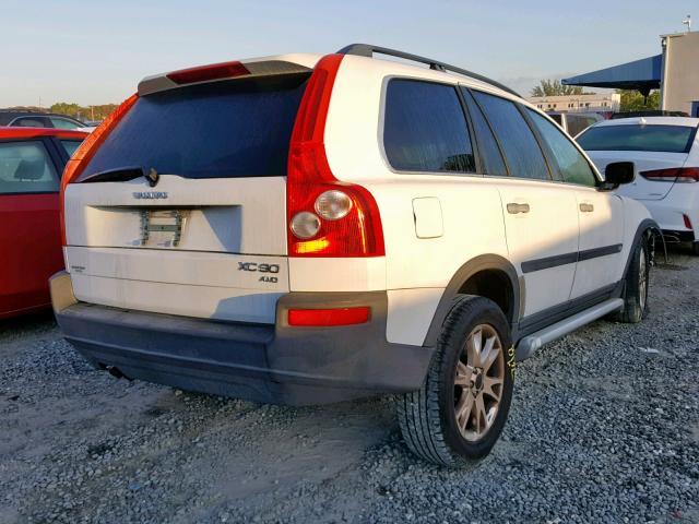 YV1CZ59H541039525 - 2004 VOLVO XC90 WHITE photo 4