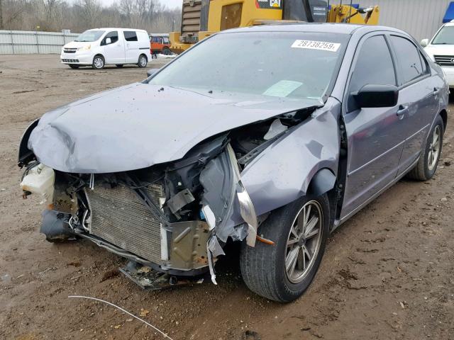 3FAHP06Z27R223791 - 2007 FORD FUSION S GRAY photo 2