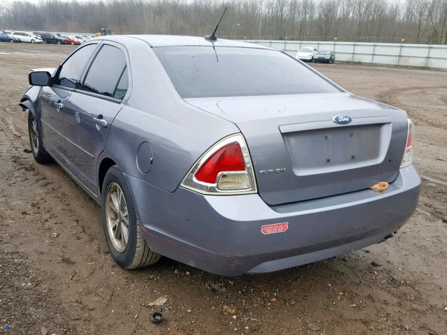 3FAHP06Z27R223791 - 2007 FORD FUSION S GRAY photo 3