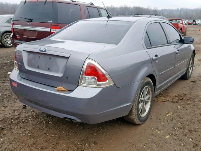 3FAHP06Z27R223791 - 2007 FORD FUSION S GRAY photo 4