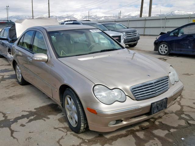 WDBRF84JX4F484798 - 2004 MERCEDES-BENZ C 320 4MAT GOLD photo 1