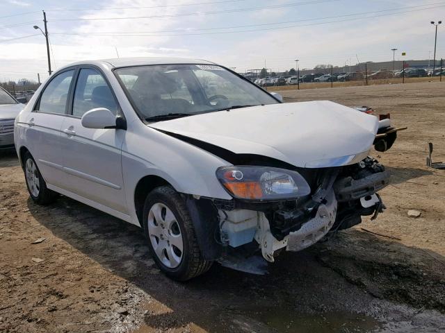 KNAFE221795631015 - 2009 KIA SPECTRA EX WHITE photo 1