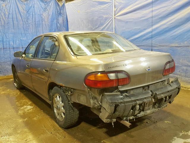 1G1NE52J0X6127258 - 1999 CHEVROLET MALIBU LS 棕色 照片 3