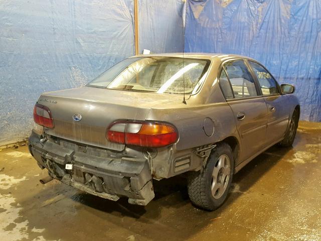 1G1NE52J0X6127258 - 1999 CHEVROLET MALIBU LS 棕色 照片 4