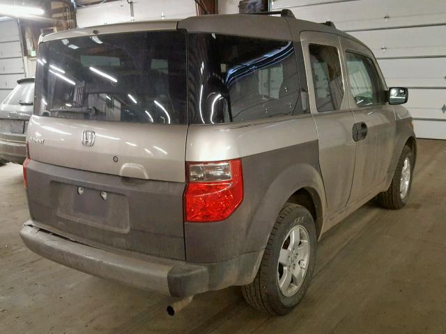 5J6YH17684L014979 - 2004 HONDA ELEMENT EX SILVER photo 4