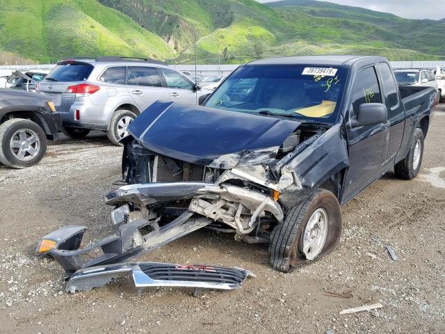 1GTCS199X88174427 - 2008 GMC CANYON BLACK photo 2