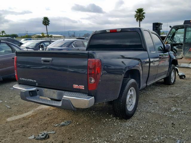 1GTCS199X88174427 - 2008 GMC CANYON BLACK photo 4