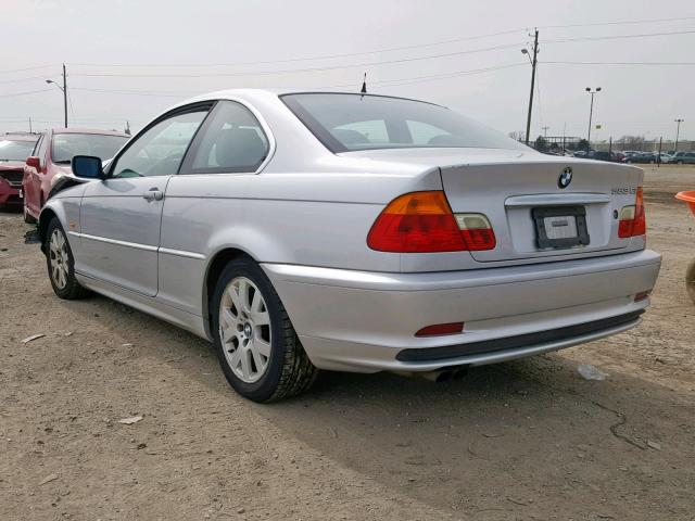 WBABM3349YJN81921 - 2000 BMW 323 CI SILVER photo 3