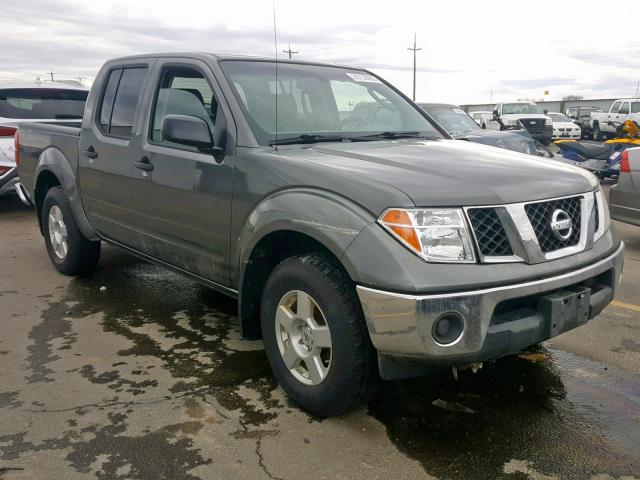 1N6AD07W17C463970 - 2007 NISSAN FRONTIER C GRAY photo 1