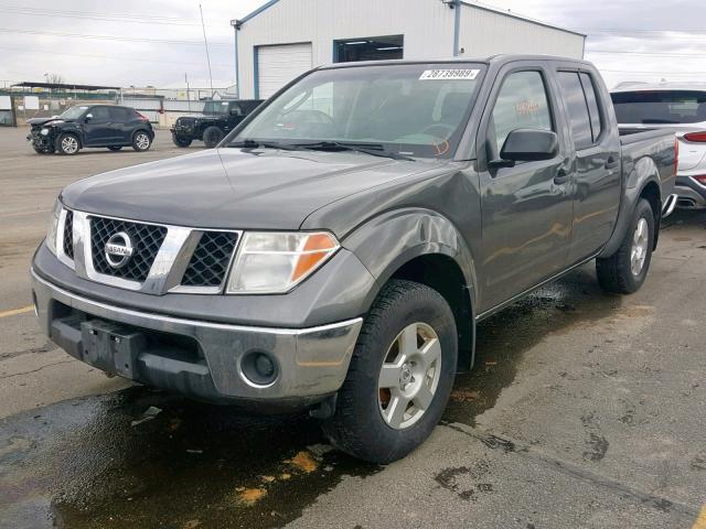 1N6AD07W17C463970 - 2007 NISSAN FRONTIER C GRAY photo 2