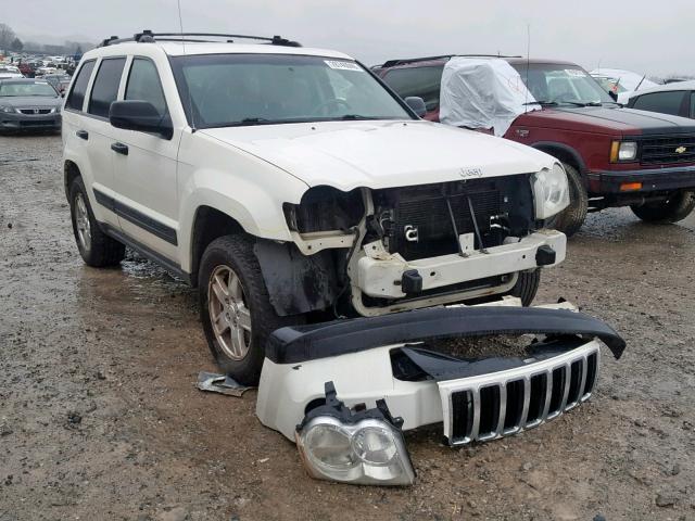 1J4GS48K35C621433 - 2005 JEEP GRAND CHER WHITE photo 1