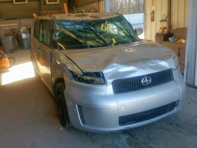JTLKE50E181055764 - 2008 TOYOTA SCION XB SILVER photo 1