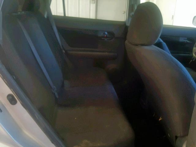 JTLKE50E181055764 - 2008 TOYOTA SCION XB SILVER photo 6