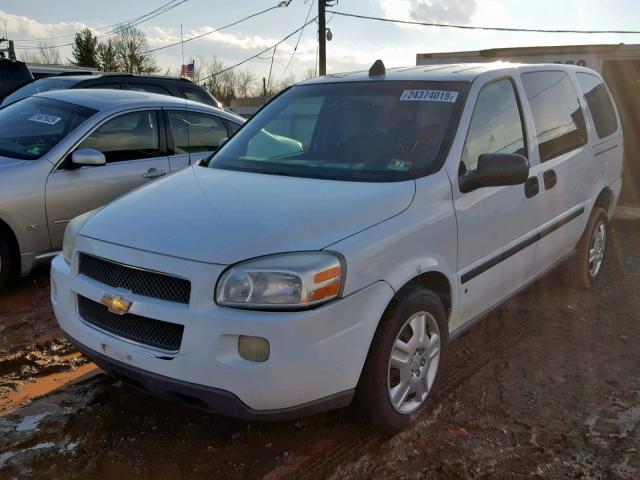 1GNDV13187D162451 - 2007 CHEVROLET UPLANDER WHITE photo 2